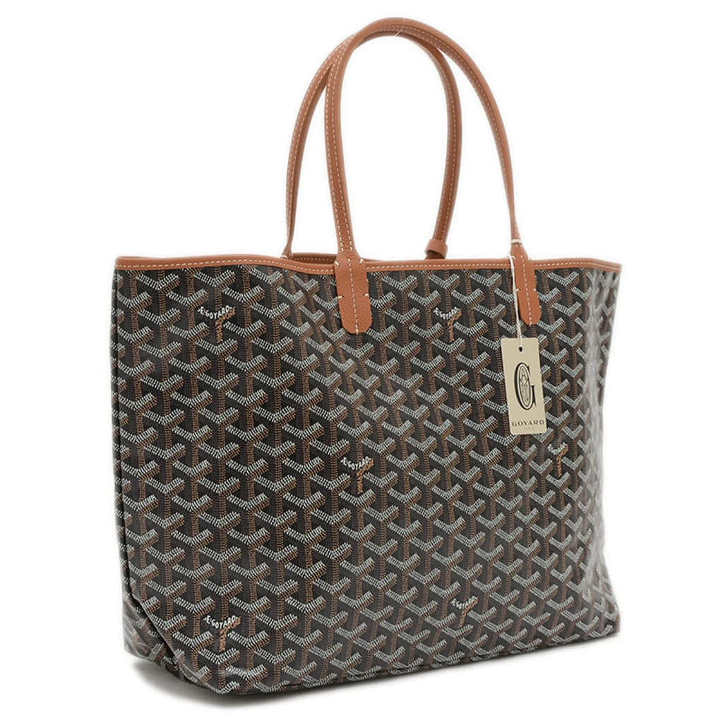 Goyard Saint Louis PM Tote Bag Brown Black