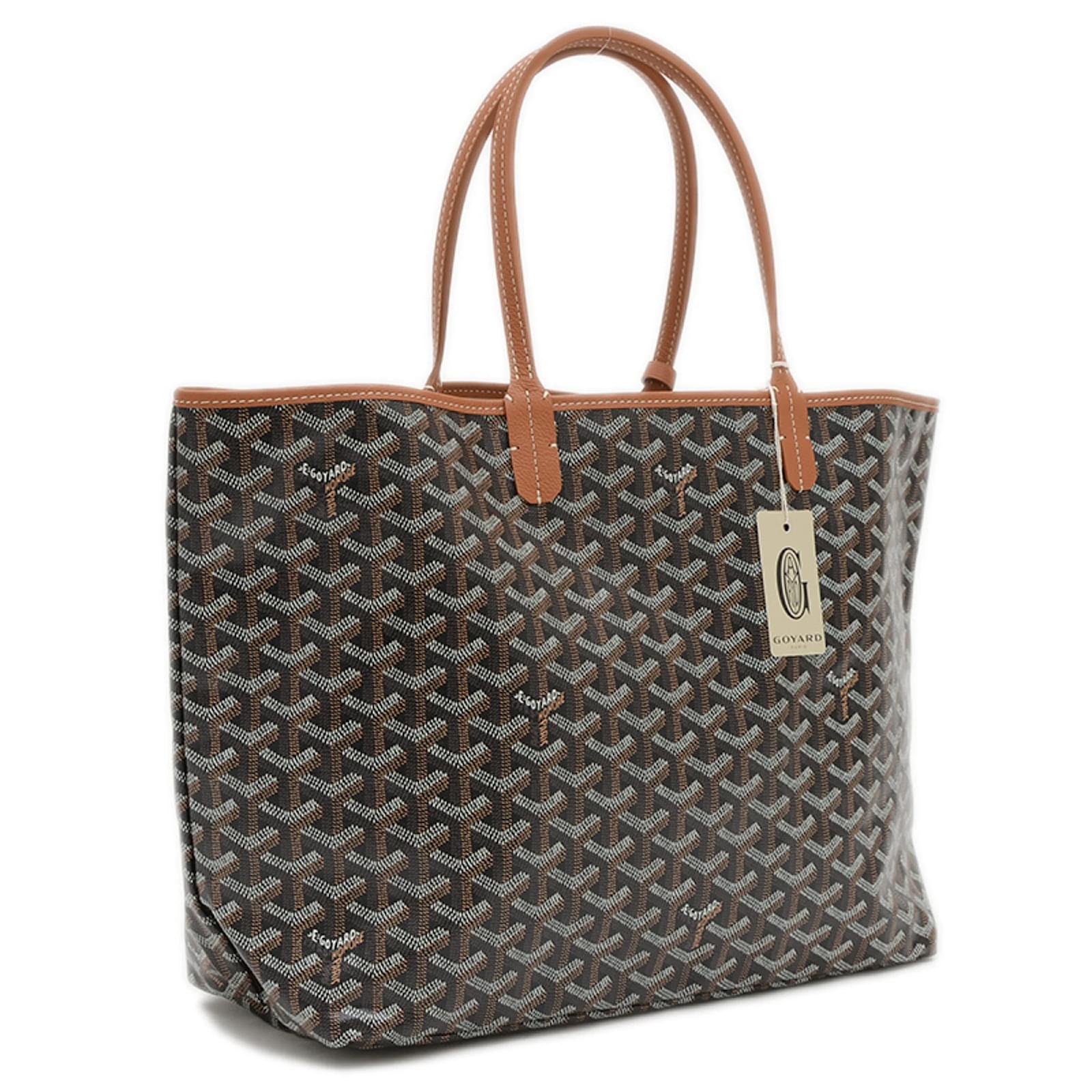 Goyard Saint Louis PM Tote Bag Brown Black
