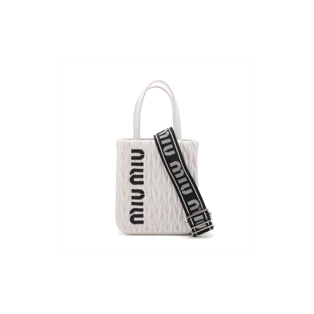 Miu Miu Matelasse Motif Sire Handbag