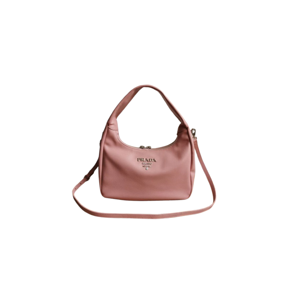 Prada Hobo Leather Bag