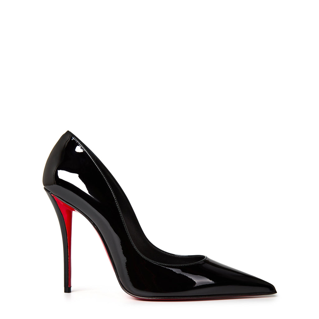 Christian Louboutin black patent pumps
