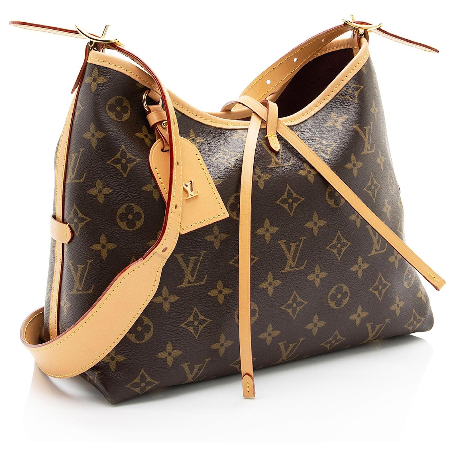 LV Canvas Shoulder Bag Brown