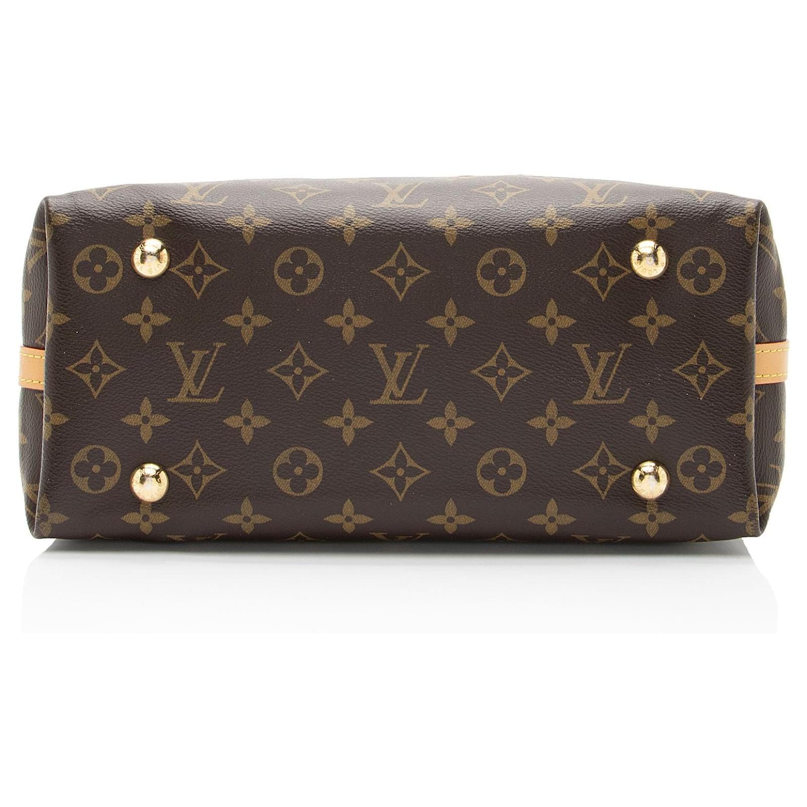 LV Canvas Shoulder Bag Brown
