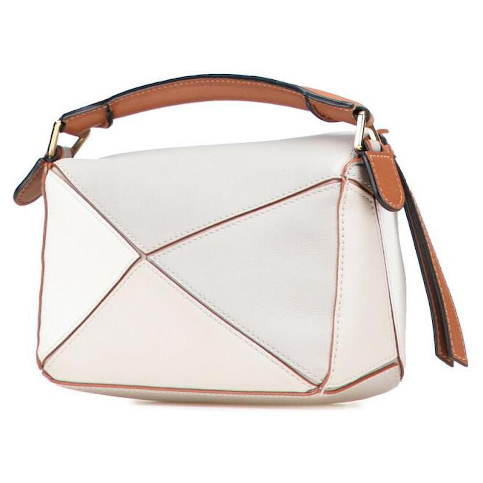 Loewe Puzzle Bag Leather 2way Bag Grey