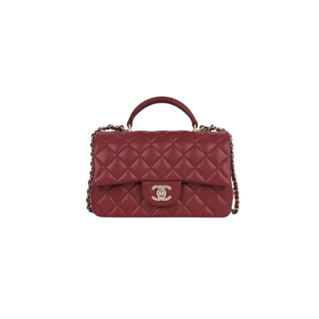 Chanel Mini Flap Bag With Top Handle