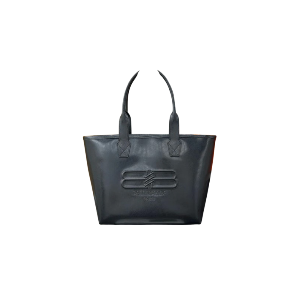 BB Icon Tote Black Leather Bag