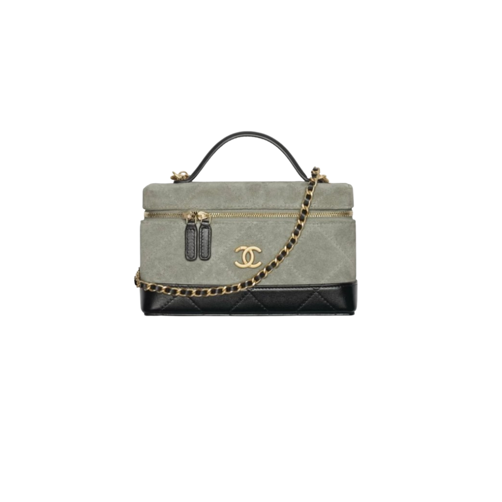 Chanel Vanity with chain Grey