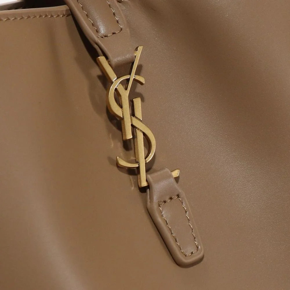 Ysl 37 Brown Leather Bag