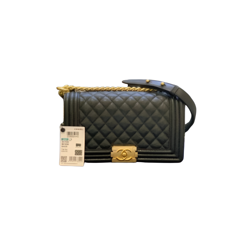 Chanel Caviar Vintage Gold Bag
