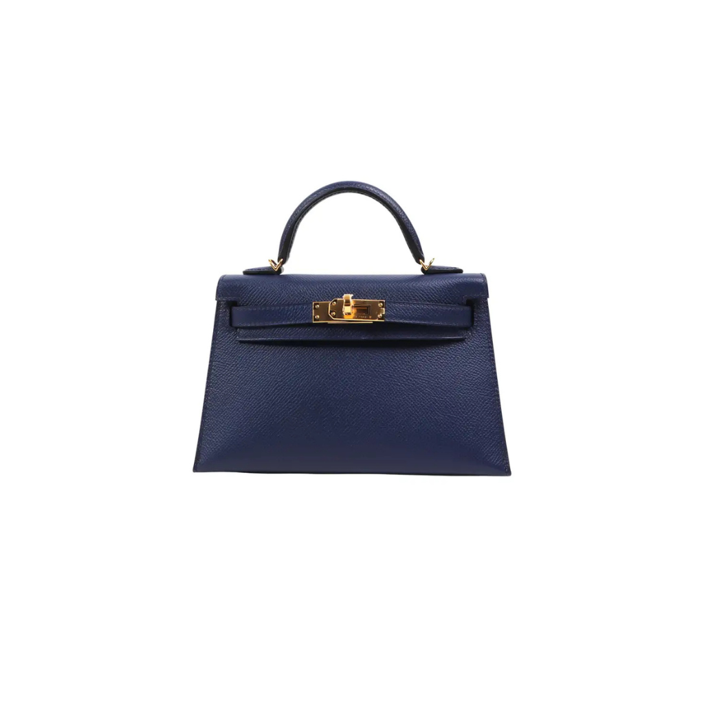 Hermès Kelly Mini II Blue Sapphire