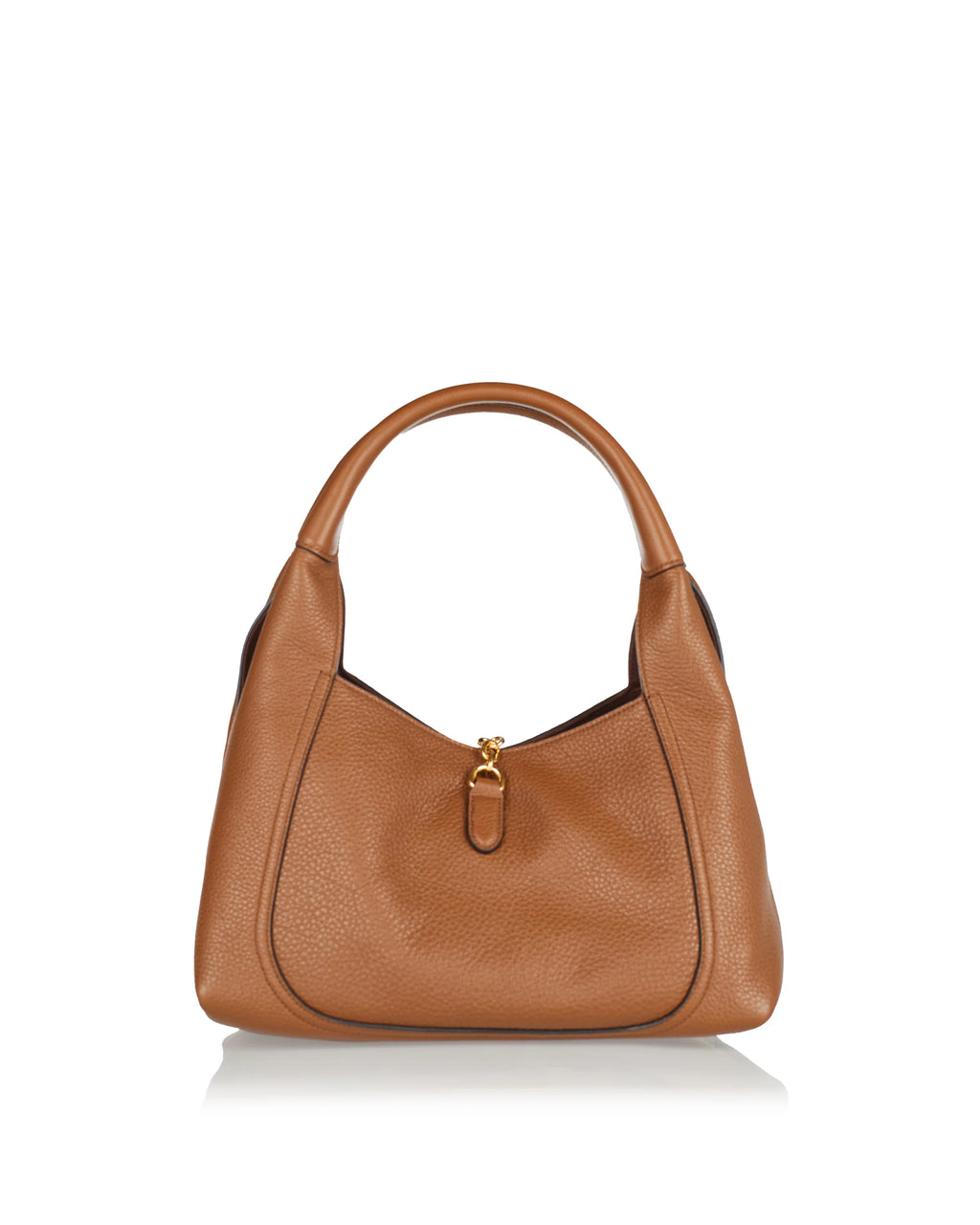 Softbit Leather Shoulder Bag Brown
