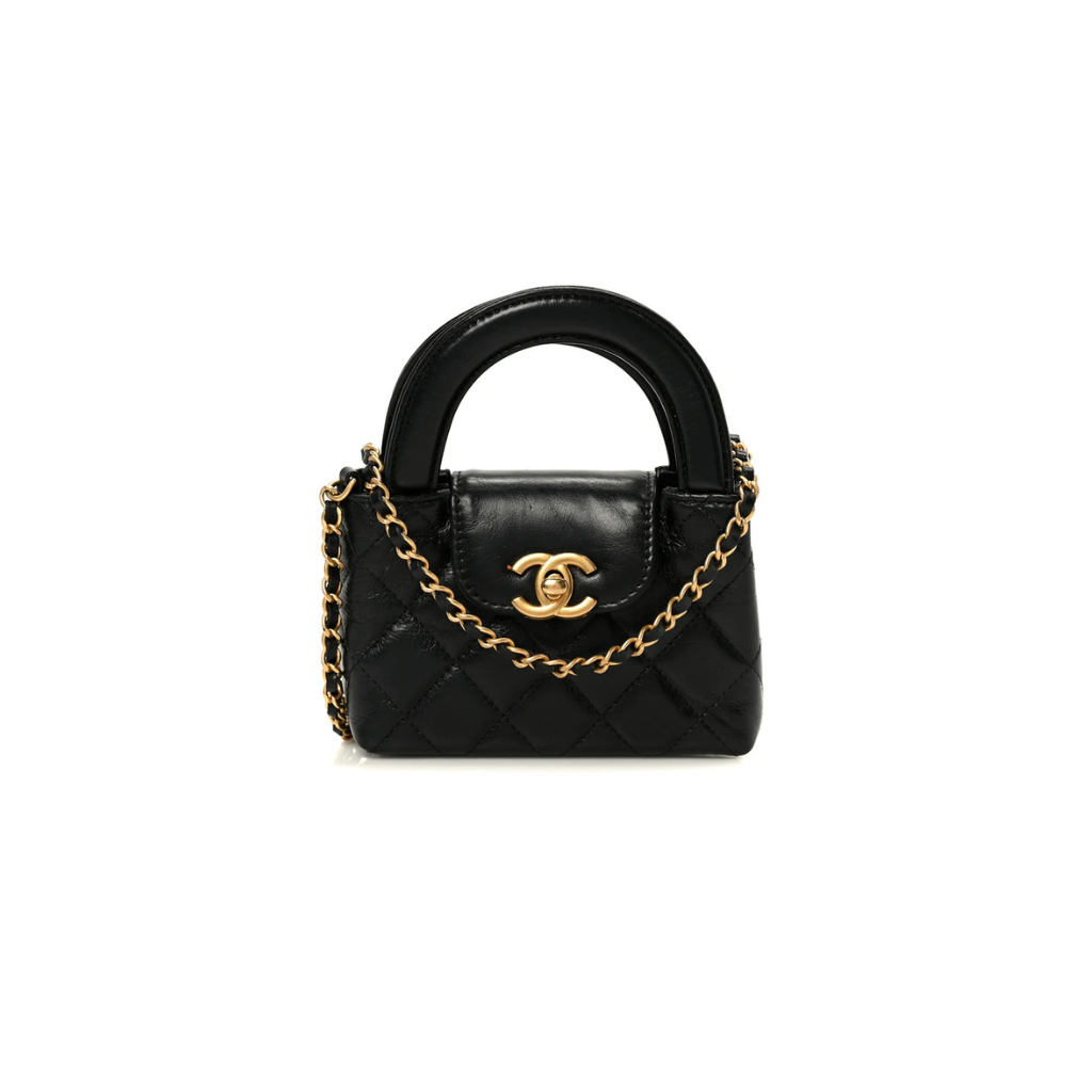 Chanel Velvet Gold Metal Bag