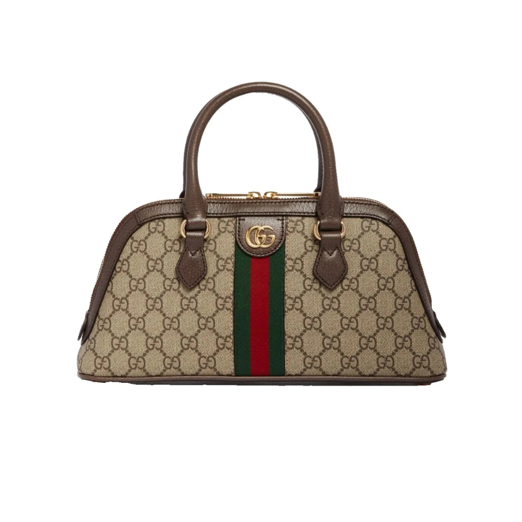 Gucci Ophidia Small Ebony Top Handle Bag