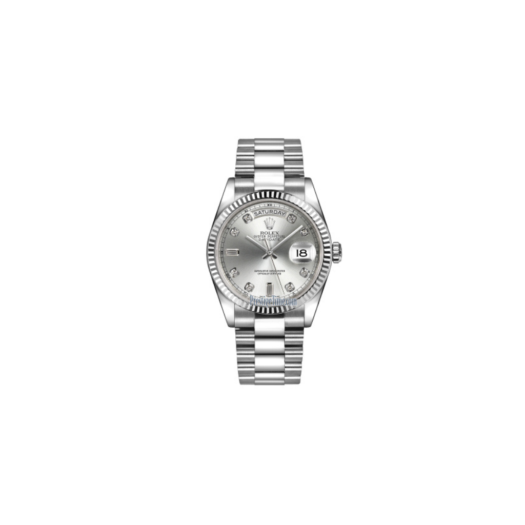 Rolex Day Date Silver Dial