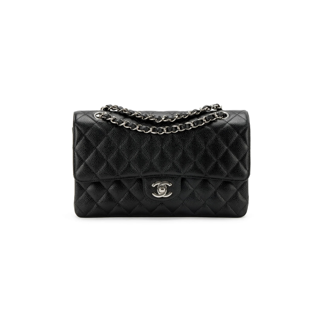 Chanel CF Caviar Leather Handbag