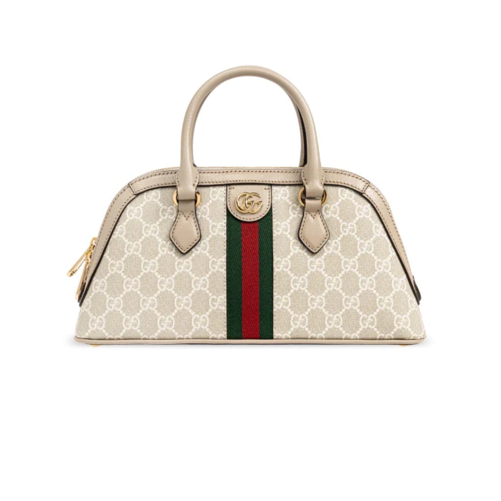 Gucci Cream Small Ophidia Shoulder Bag
