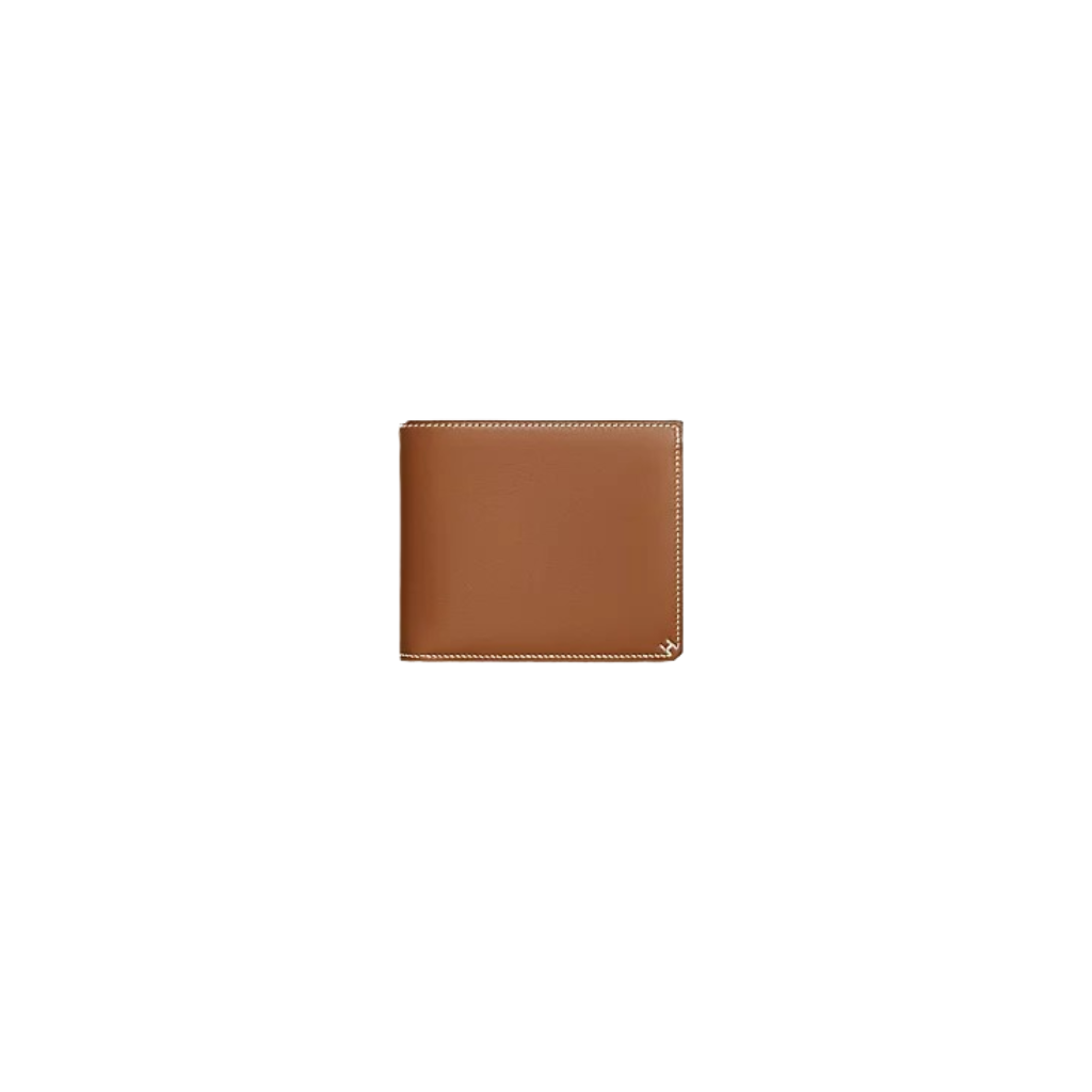 Hermes Gold Poker Compact Wallet