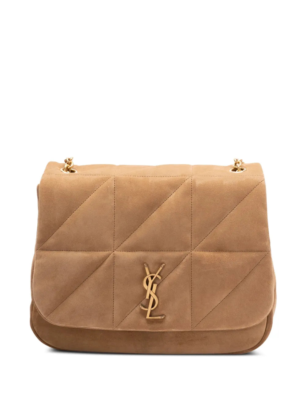 Jamie Quilted Suede Shoulder Bag