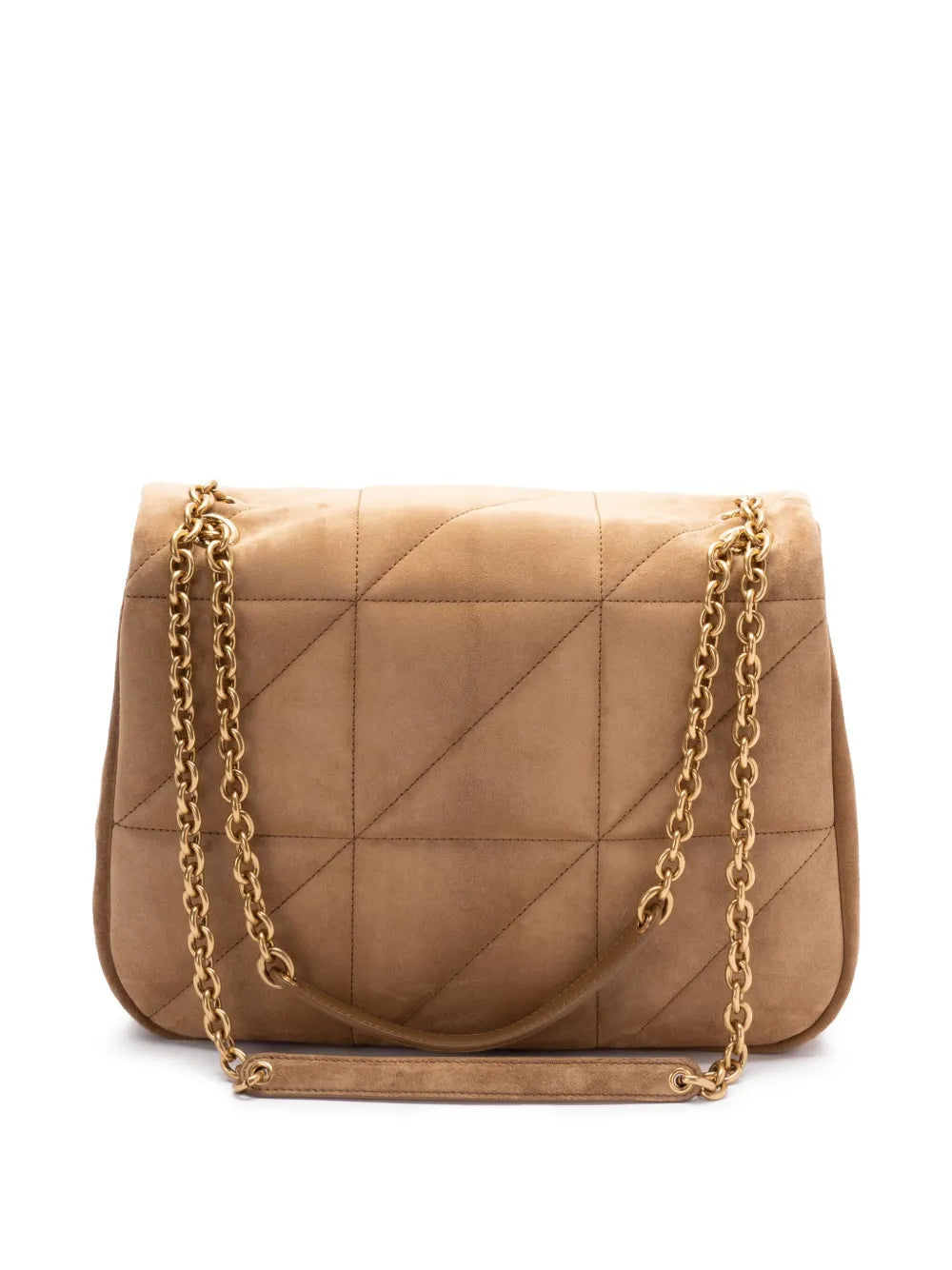 Jamie Quilted Suede Shoulder Bag