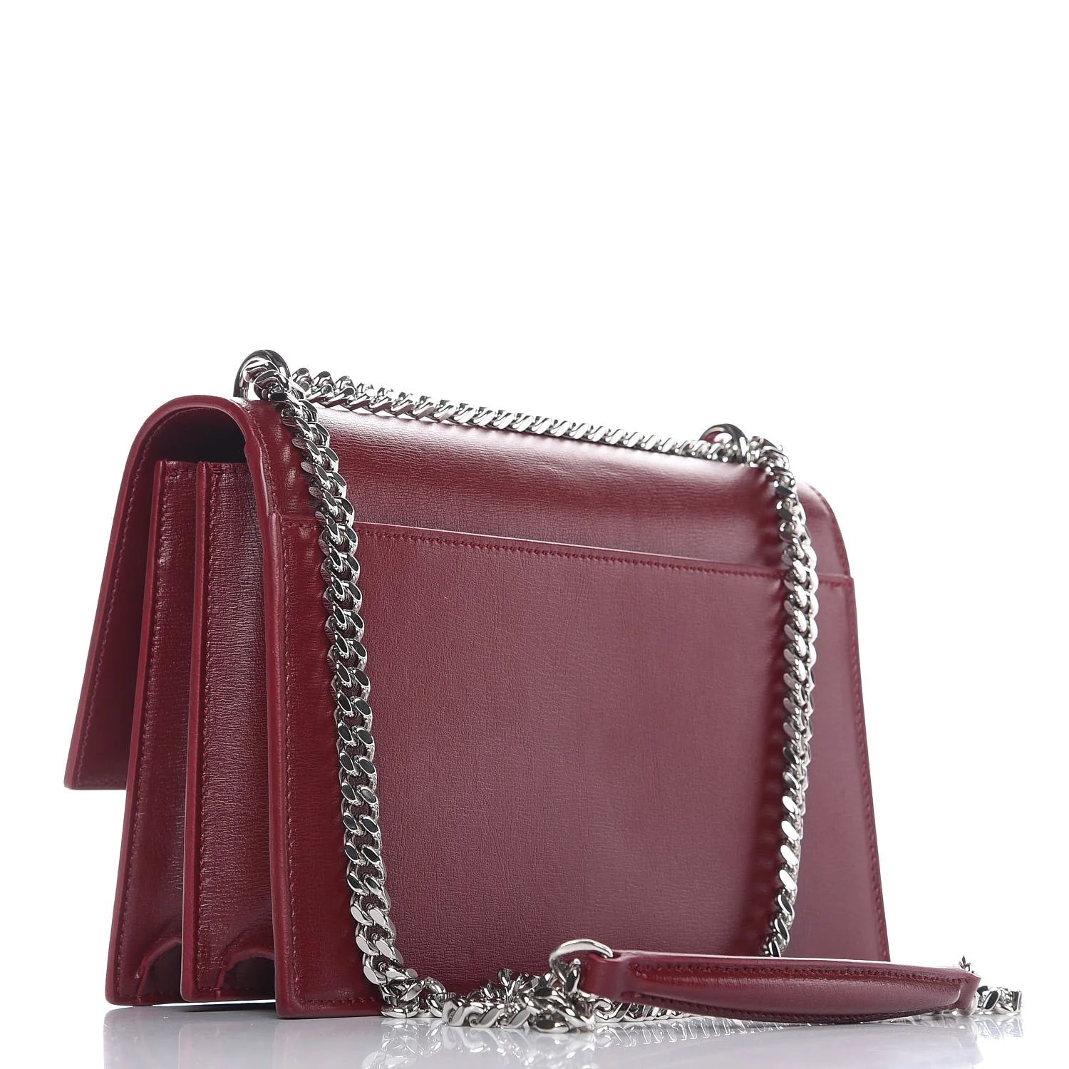 Ysl Calfskin Monogram Sunset Chain Bag