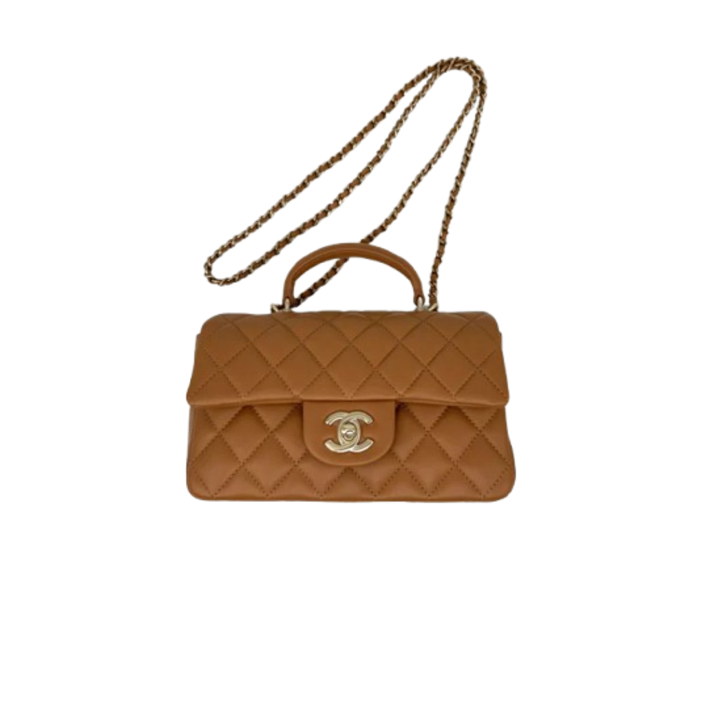 Chanel Mini Flap Top Handle Handbag