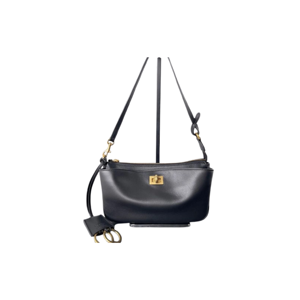 Balenciaga Rodeo Leather Sling Pochette Bag