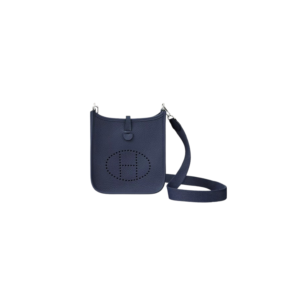 Hermes Evelyne TPM Blue Nuit Clemence Bag