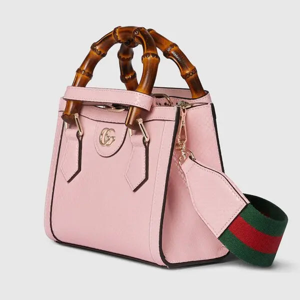 Gucci diana mini python tote bag