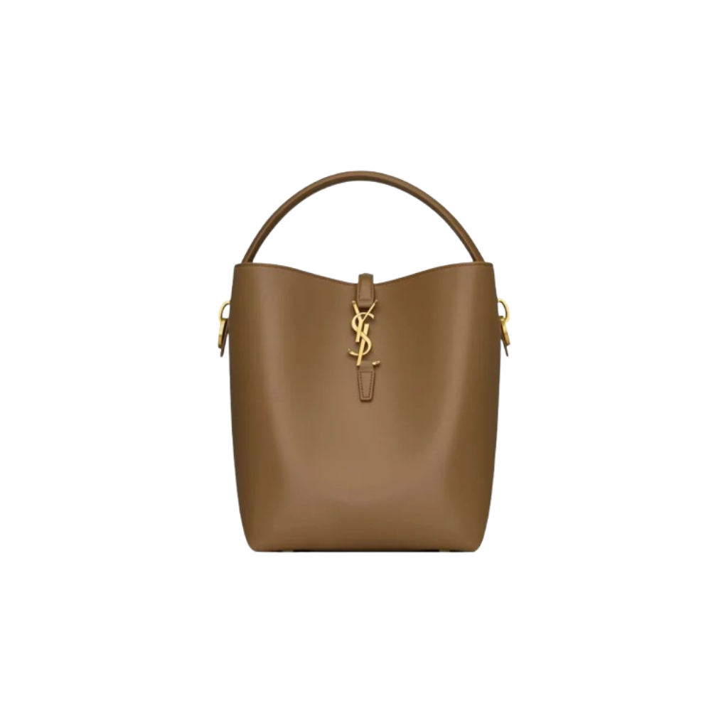 Ysl 37 Brown Leather Bag