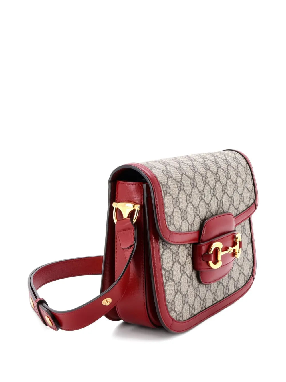 Gucci Horsebit 1955 GG Coated Canvas Bag