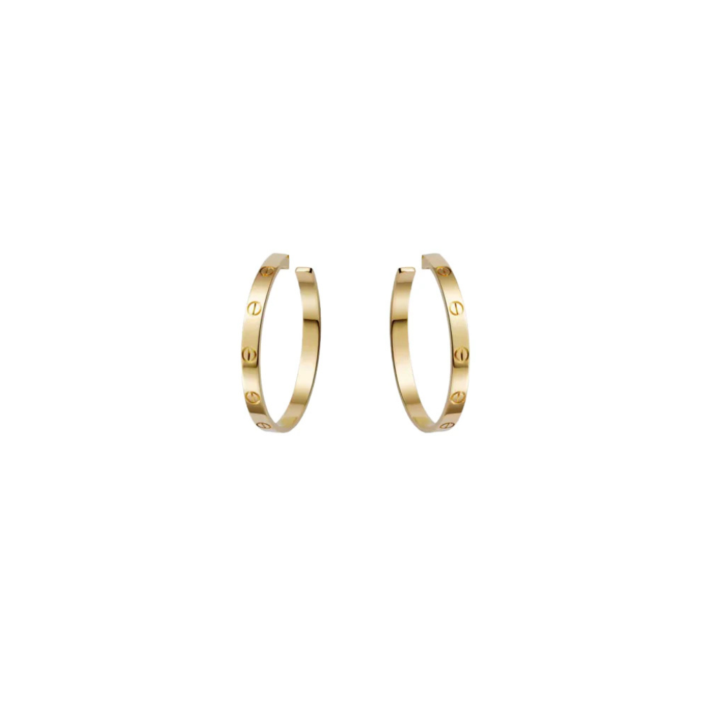 Love Hoop Earrings