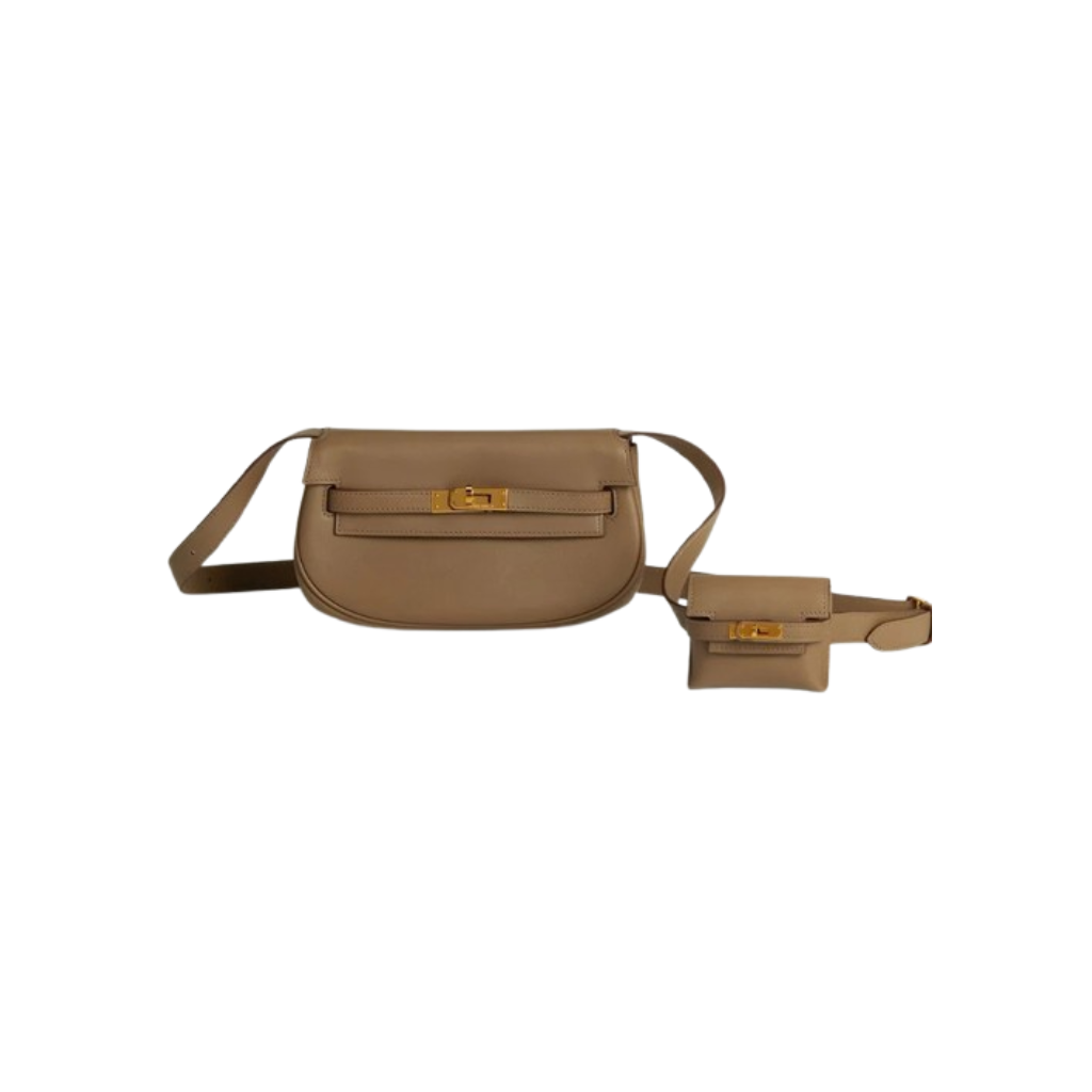 Hermes Kelly Brown Swift Bag