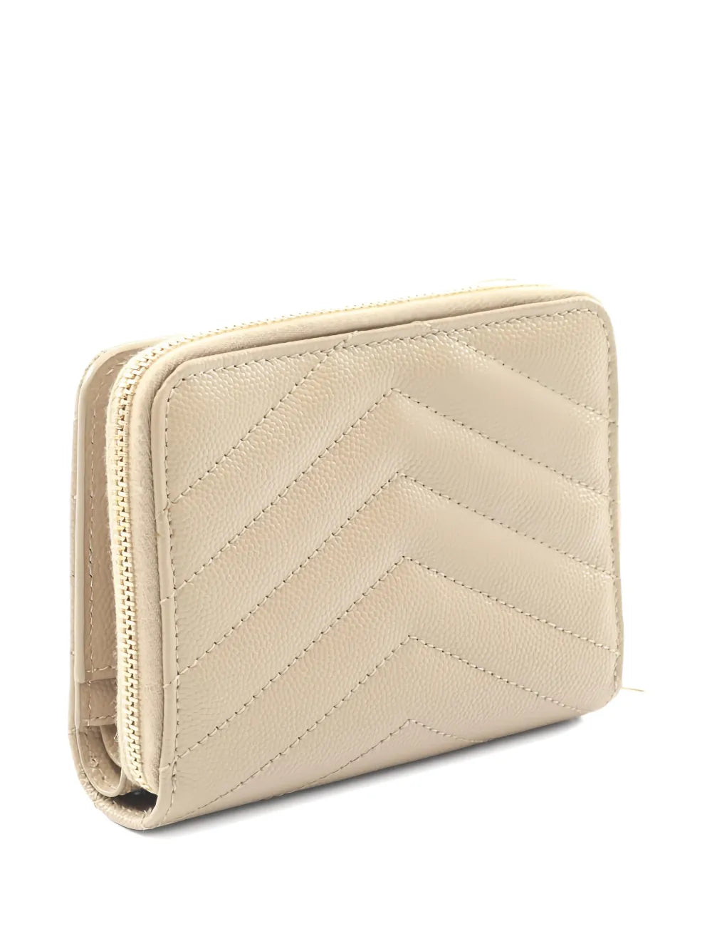 Ysl cassandre bi-fold leather wallet