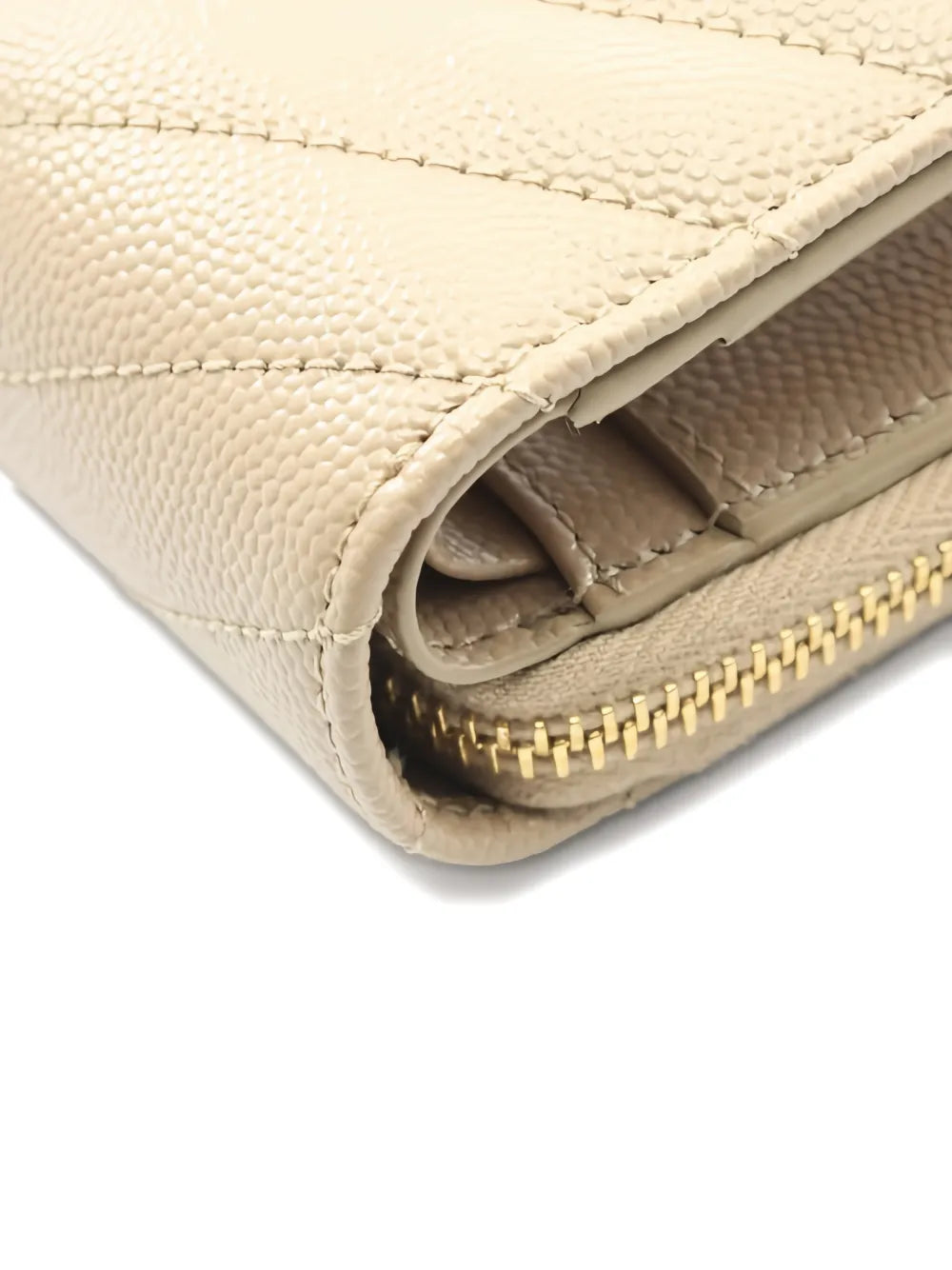 Ysl cassandre bi-fold leather wallet