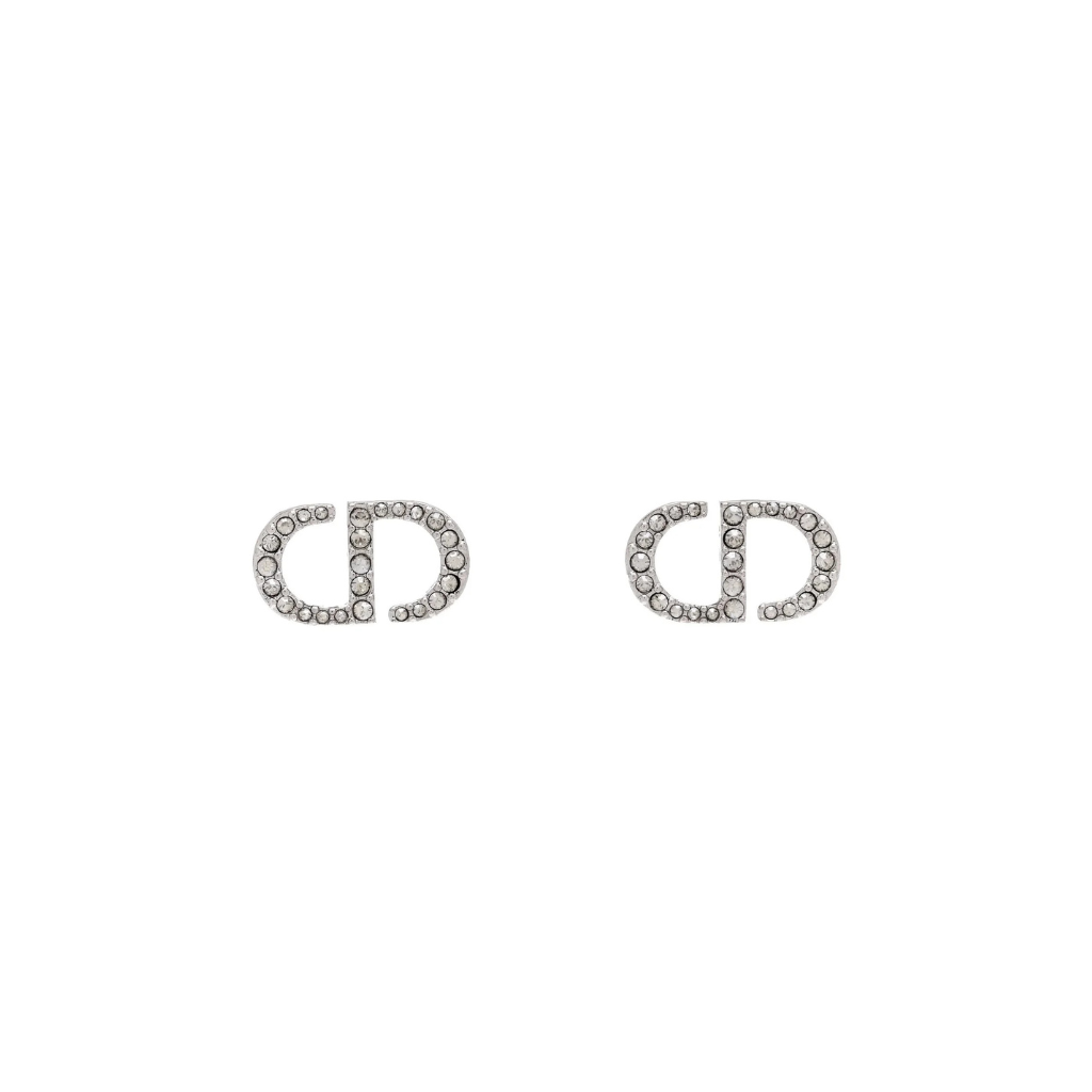 Crystal Petit CD Stud Earrings