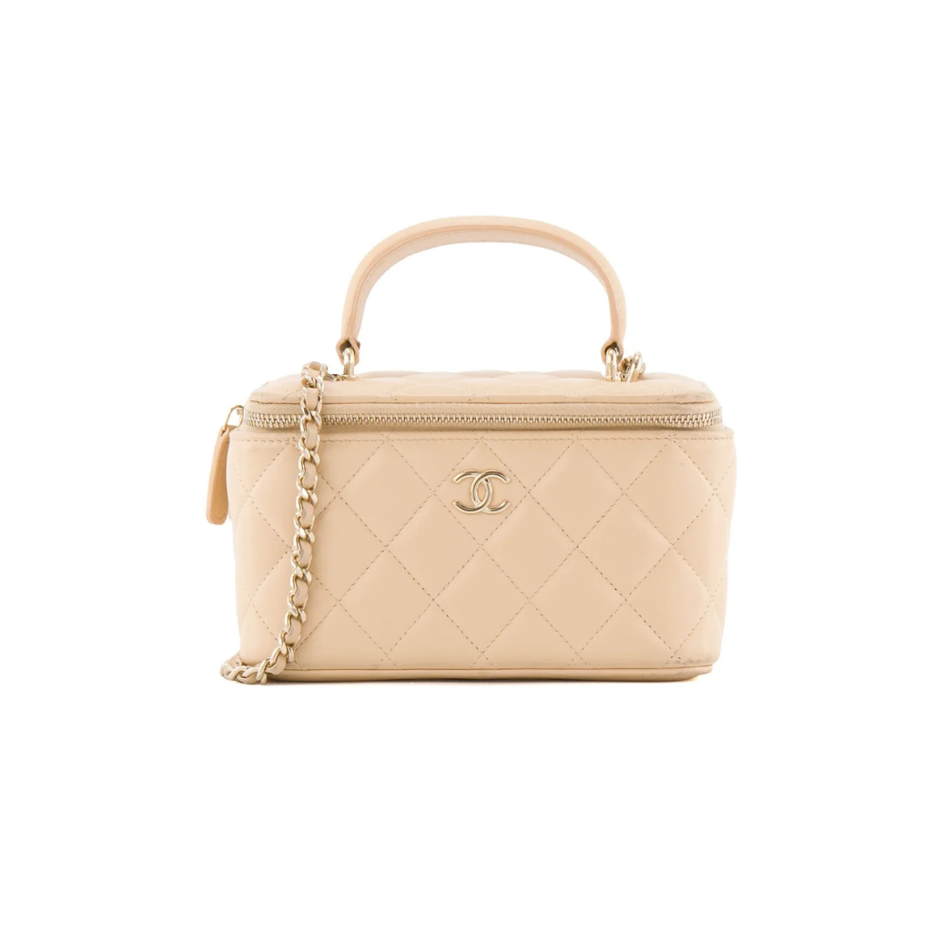 Chanel Top Handle Beige