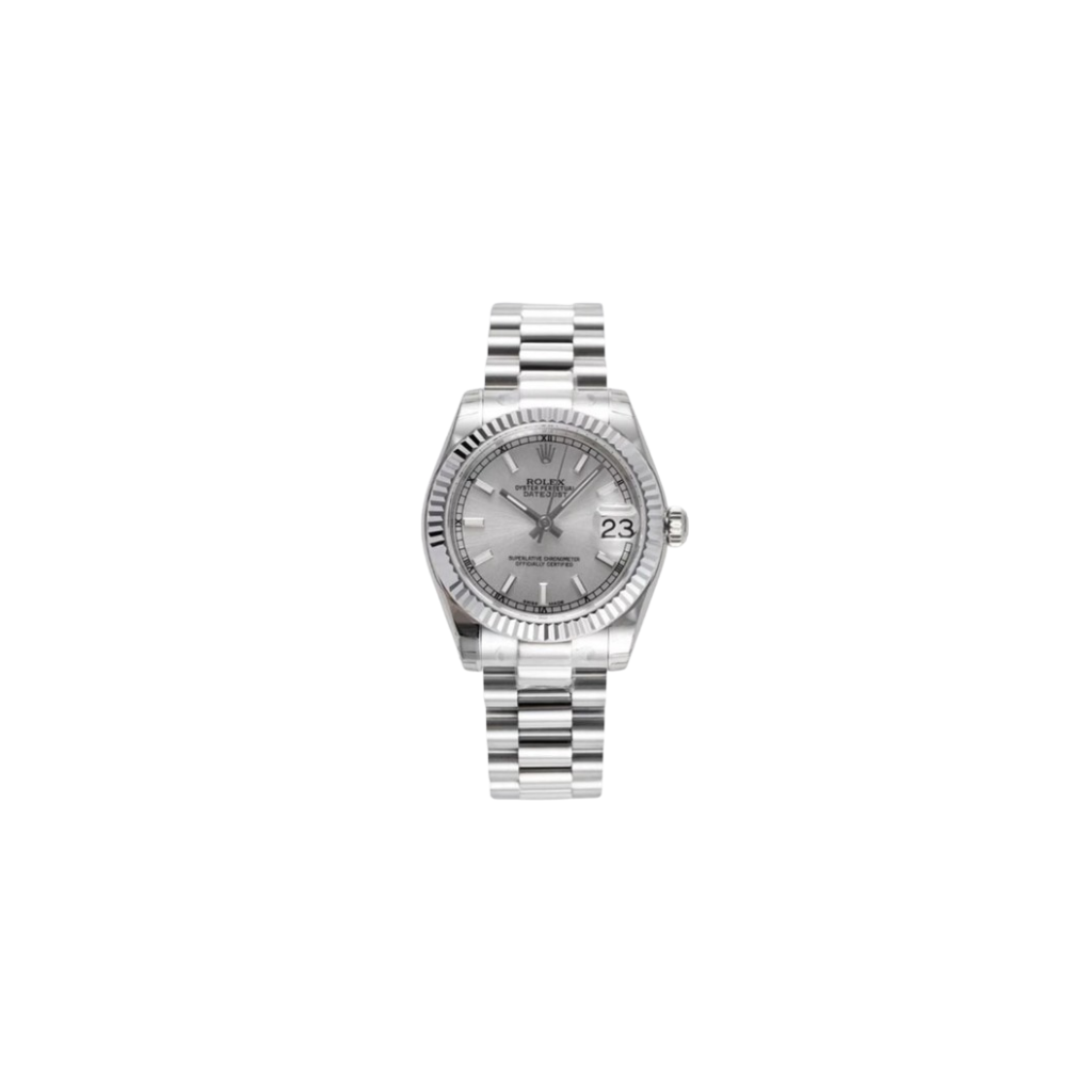 Rolex Datejust Silver Ladies Watch