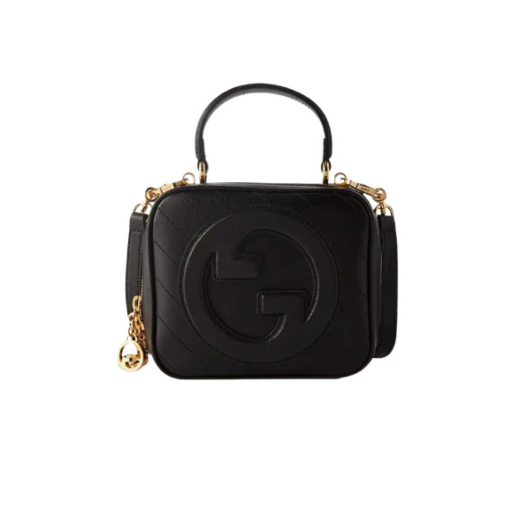 Gucci Black Blondie Leather Shoulder Bag