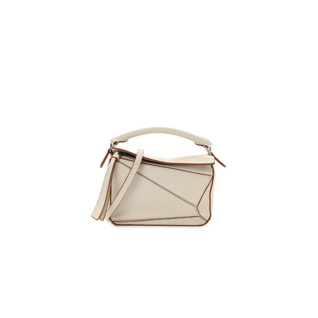 Loewe Mini Puzzle Bag Soft White