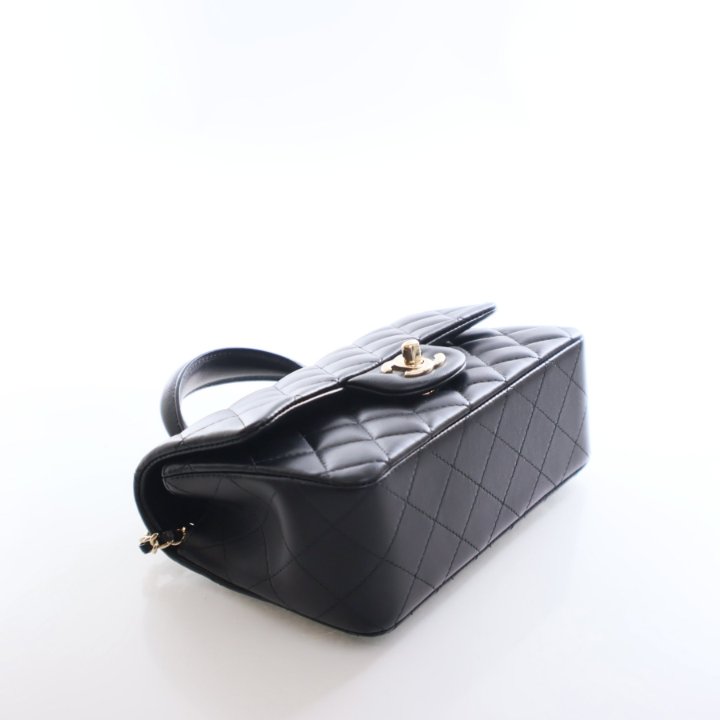 Chanel Top Handle Bag Black