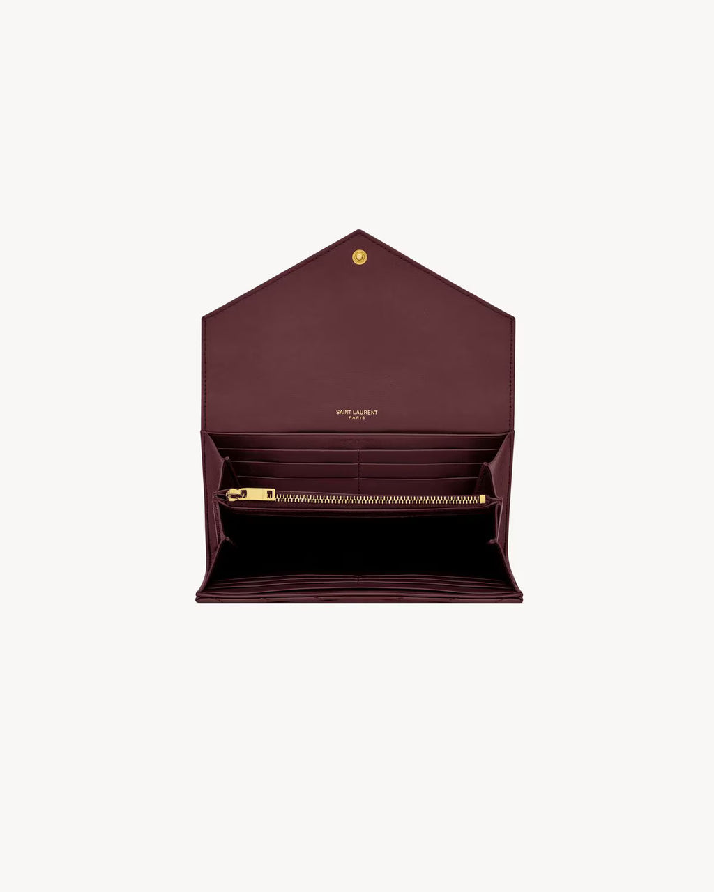 Ysl Cassandre flap wallet in lambskin