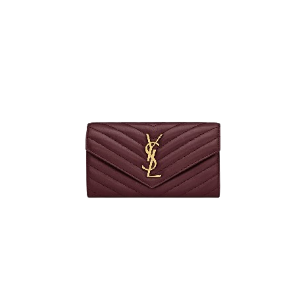 Ysl Cassandre flap wallet in lambskin