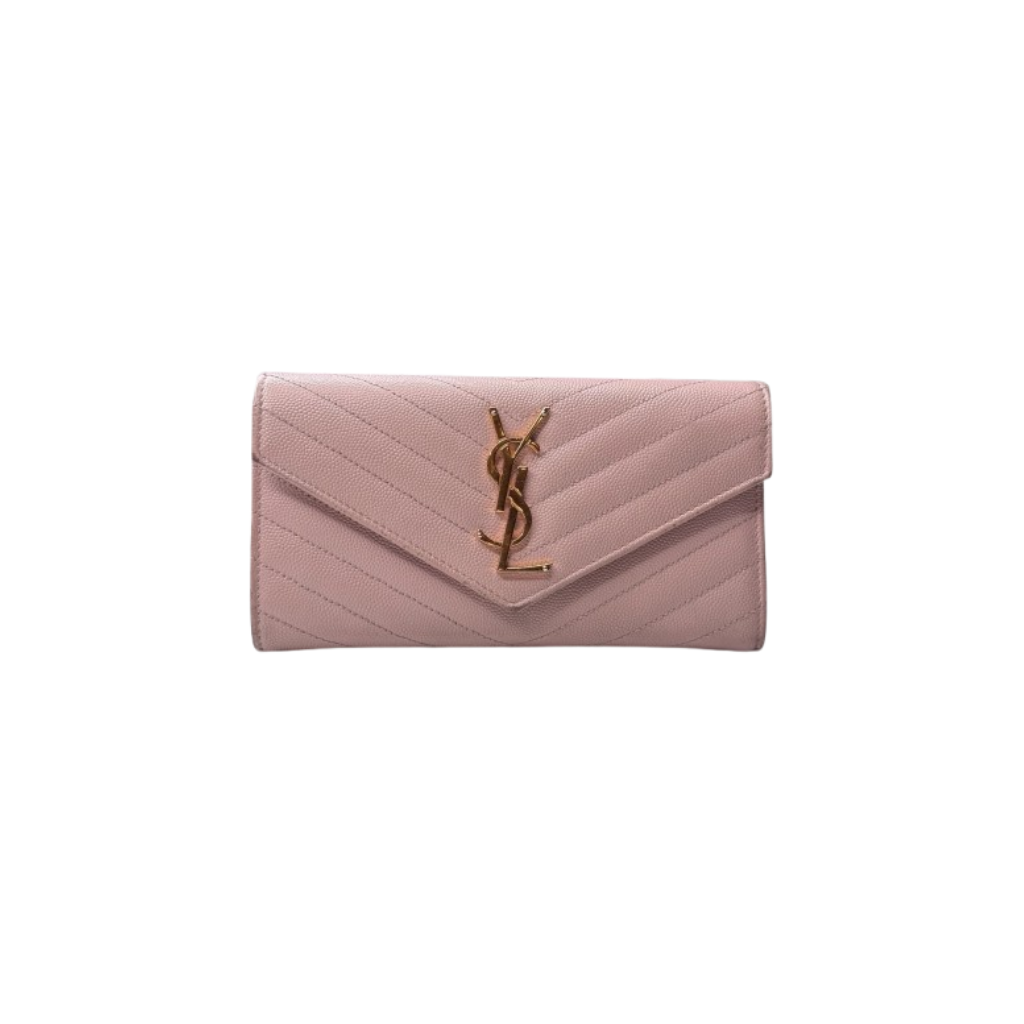 Ysl Monogram Envelope Long Wallet