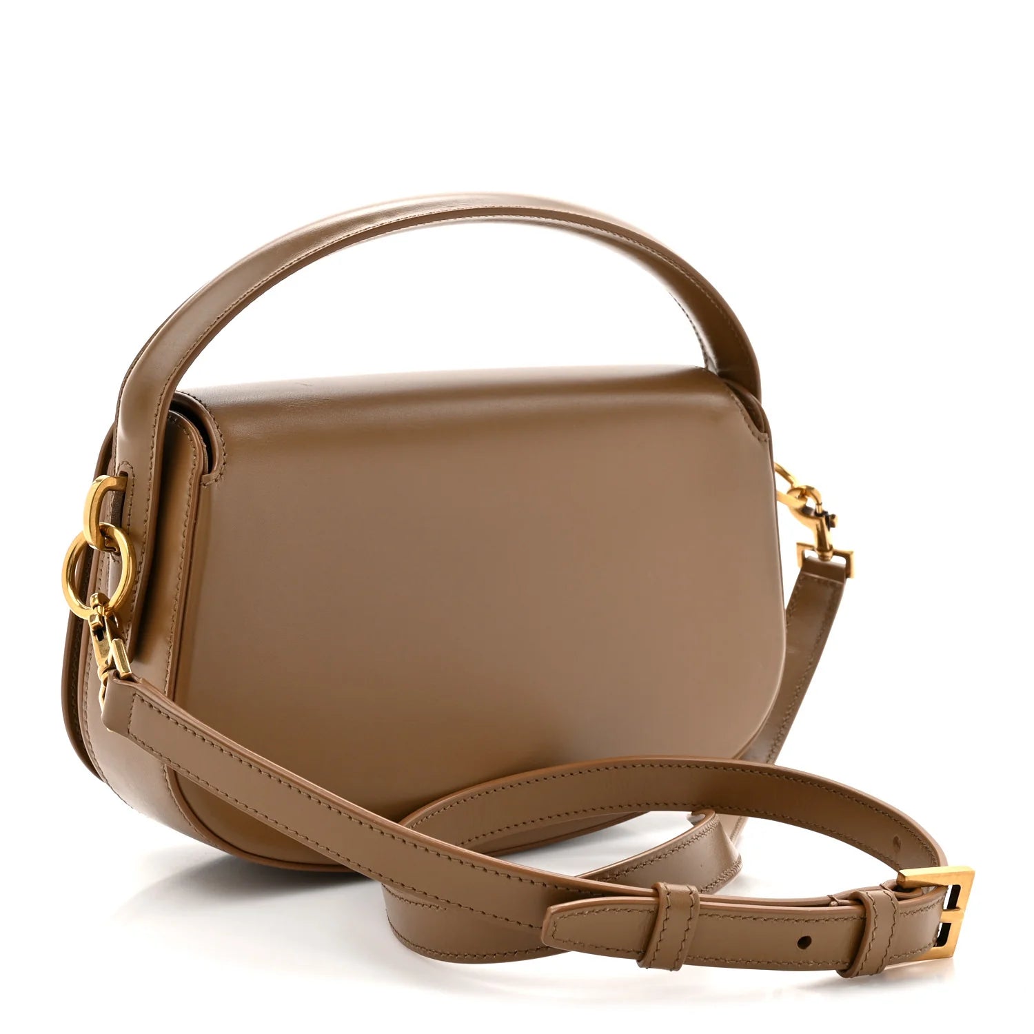 Ysl Calfskin Voltaire Top Handle Crossbody Bag