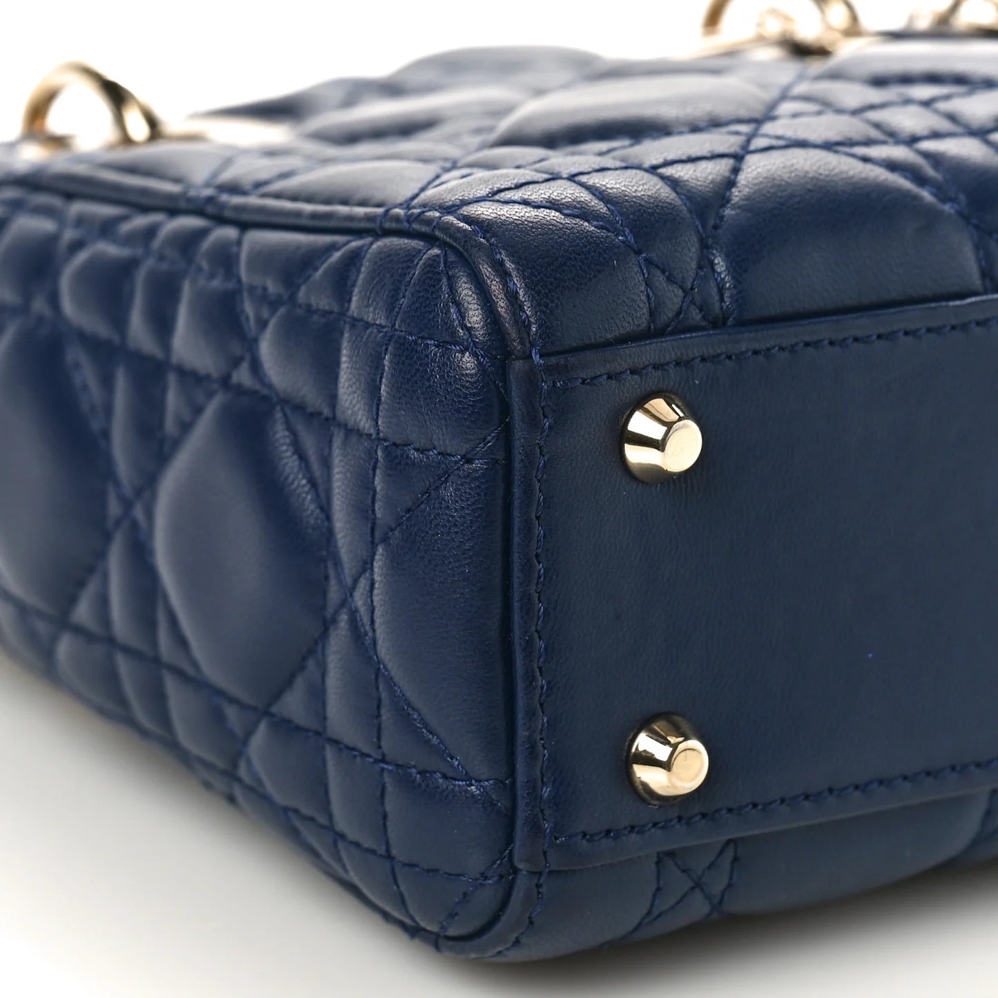 Mini Lady Dior Navy Blue