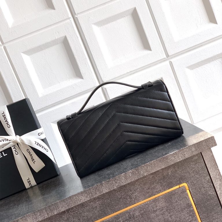 Chanel Black Coco Envelope Flap Bag