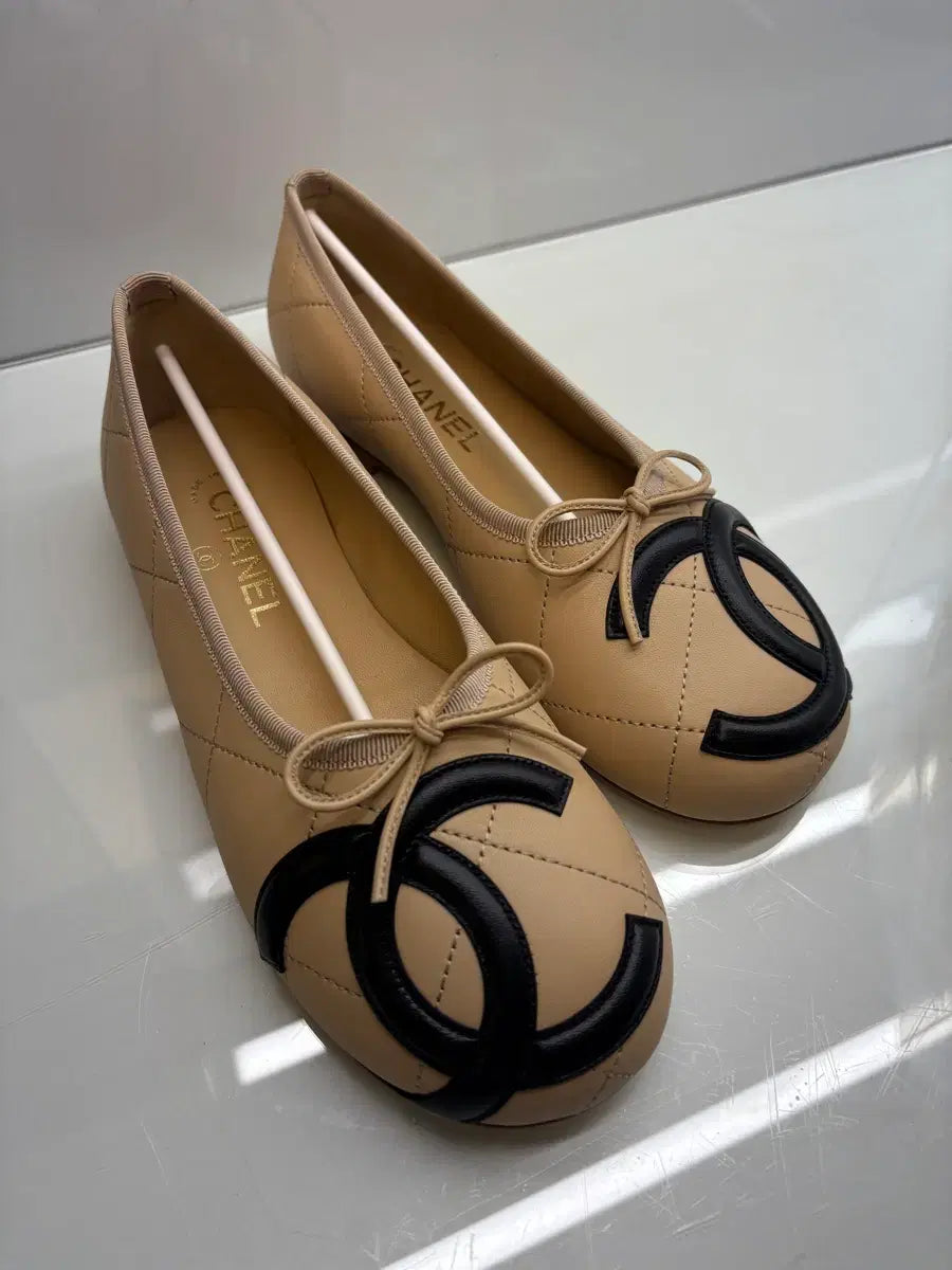Chanel Leather Ballet Flats