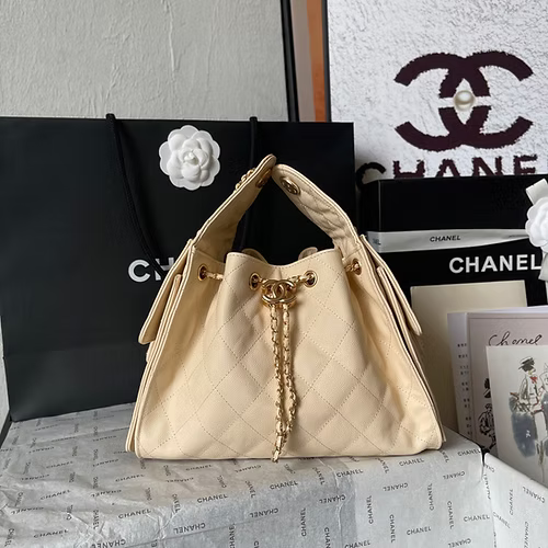Chanel Beige Handbag