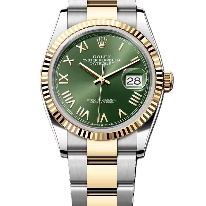 Rolex Datejust Oystersteel $ yellow gold