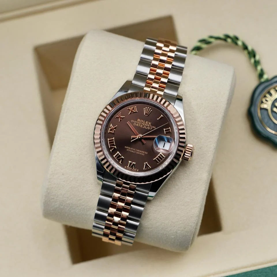 Rolex Datejust Roman Brown Dial